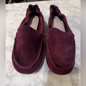 Land ends burgundy loafers